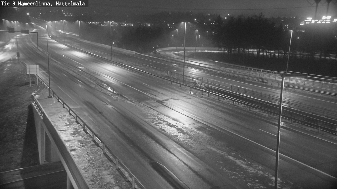Weather Camera Image Road 3 Hämeenlinna, Hattelmala, Hämeenlinna, Kanta-Häme