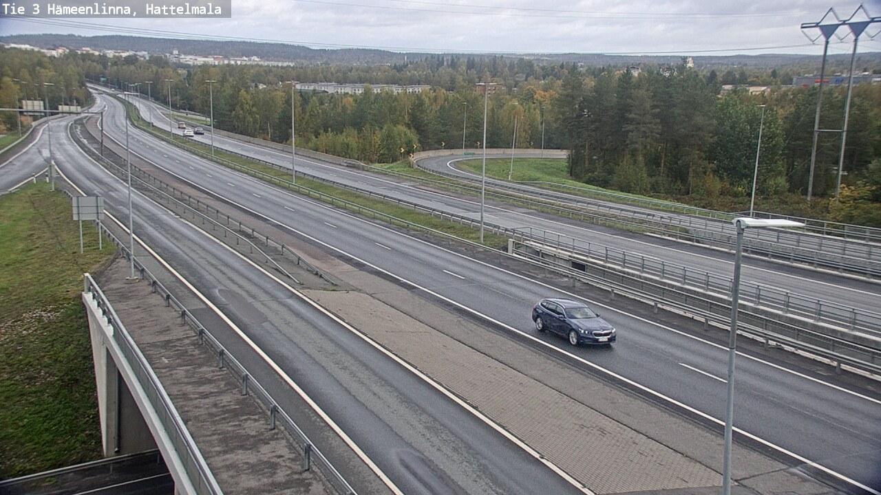 Weather Camera Image Väg 3 Tavastehus, Hattelmala, Hämeenlinna, Kanta-Häme