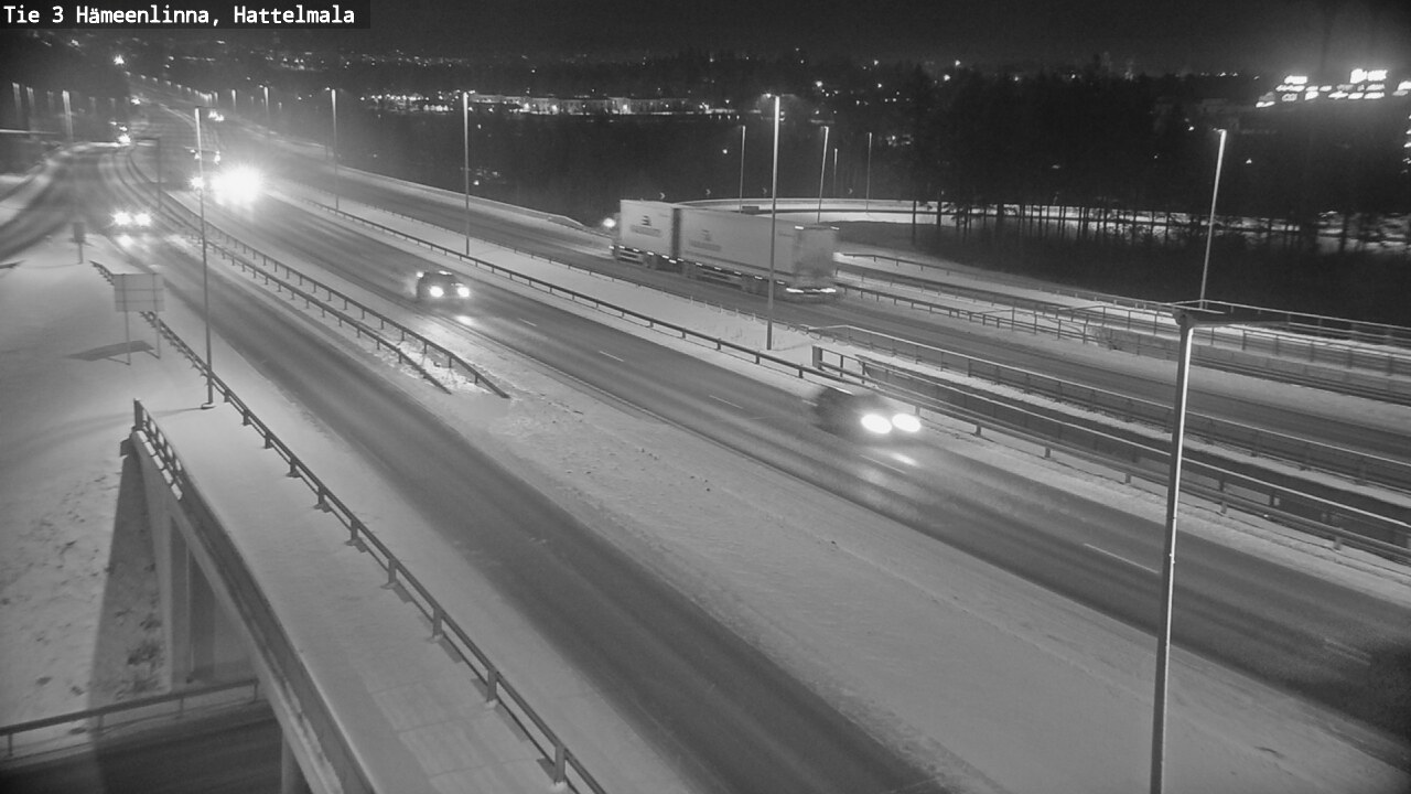 Weather Camera Image Road 3 Hämeenlinna, Hattelmala, Hämeenlinna, Kanta-Häme