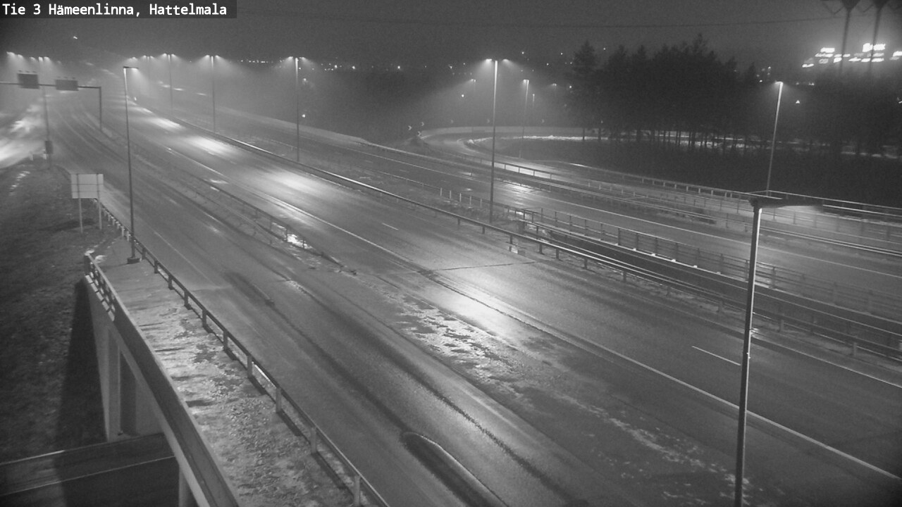 Weather Camera Image Road 3 Hämeenlinna, Hattelmala, Hämeenlinna, Kanta-Häme