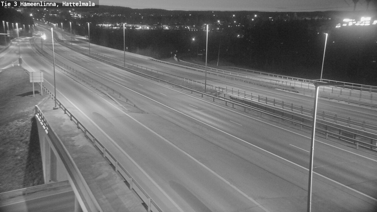Weather Camera Image Road 3 Hämeenlinna, Hattelmala, Hämeenlinna, Kanta-Häme