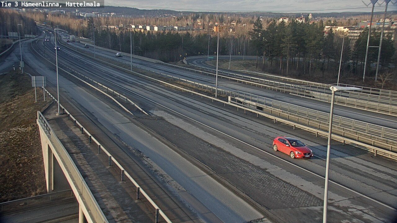 Weather Camera Image Väg 3 Tavastehus, Hattelmala, Hämeenlinna, Kanta-Häme
