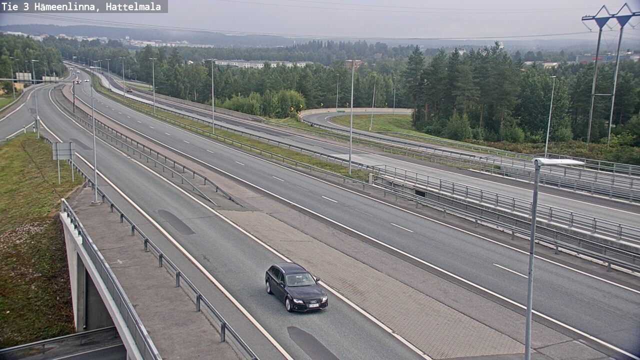 Weather Camera Image Road 3 Hämeenlinna, Hattelmala, Hämeenlinna, Kanta-Häme