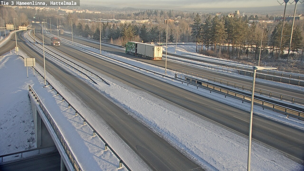Weather Camera Image Road 3 Hämeenlinna, Hattelmala, Hämeenlinna, Kanta-Häme