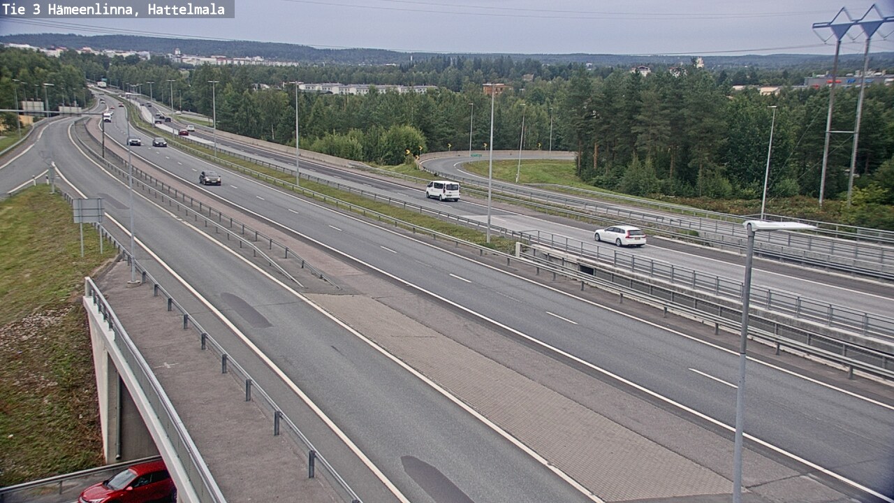 Weather Camera Image Road 3 Hämeenlinna, Hattelmala, Hämeenlinna, Kanta-Häme