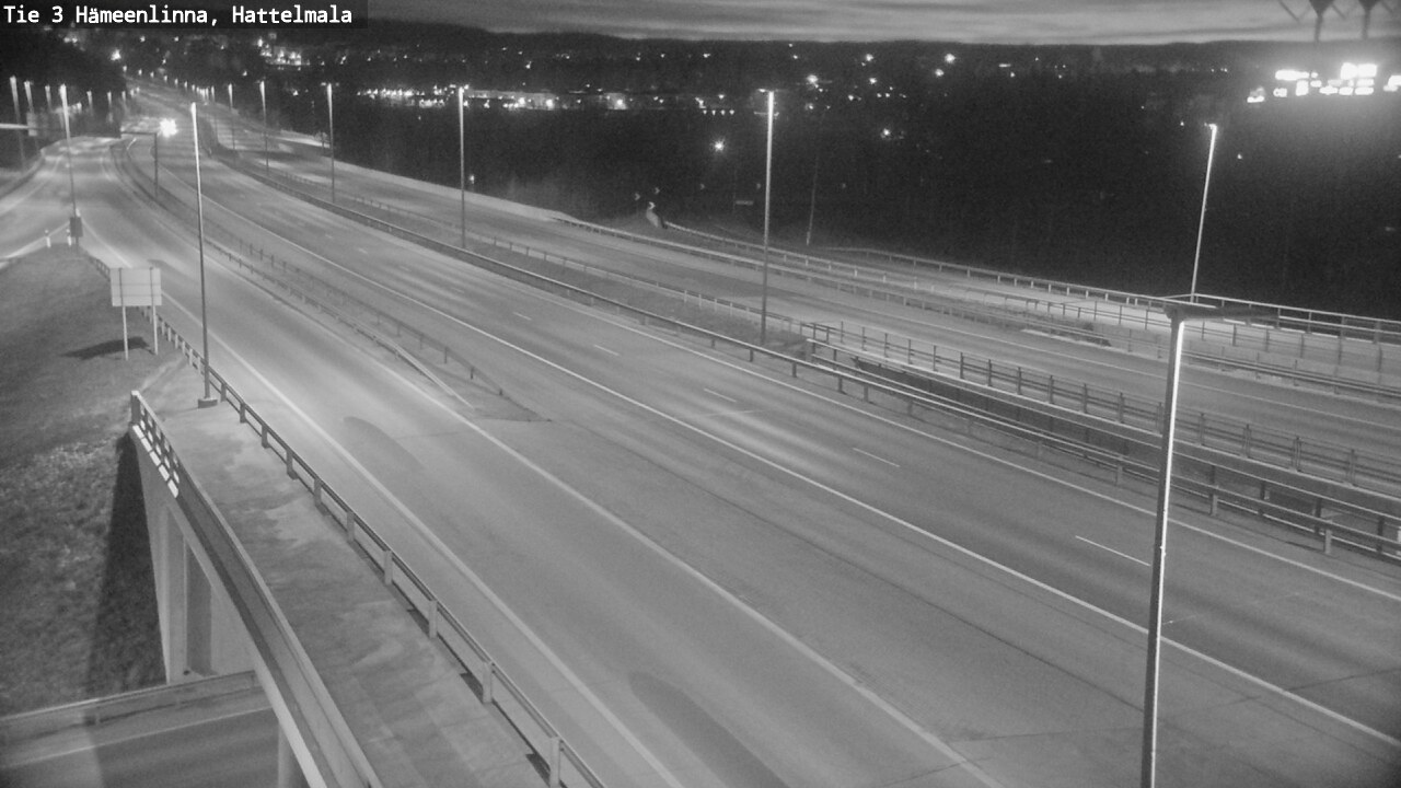 Weather Camera Image Road 3 Hämeenlinna, Hattelmala, Hämeenlinna, Kanta-Häme