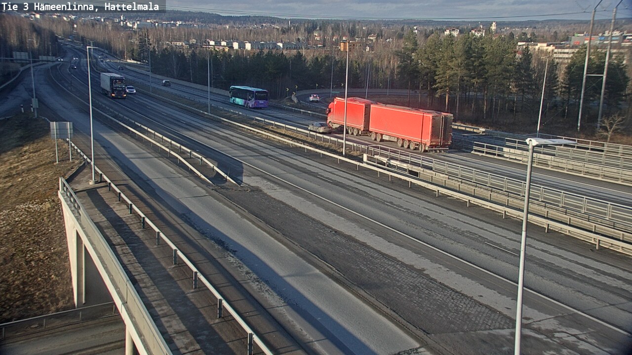 Weather Camera Image Väg 3 Tavastehus, Hattelmala, Hämeenlinna, Kanta-Häme