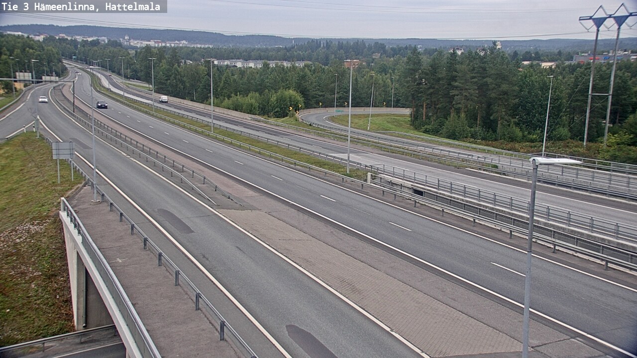 Weather Camera Image Road 3 Hämeenlinna, Hattelmala, Hämeenlinna, Kanta-Häme