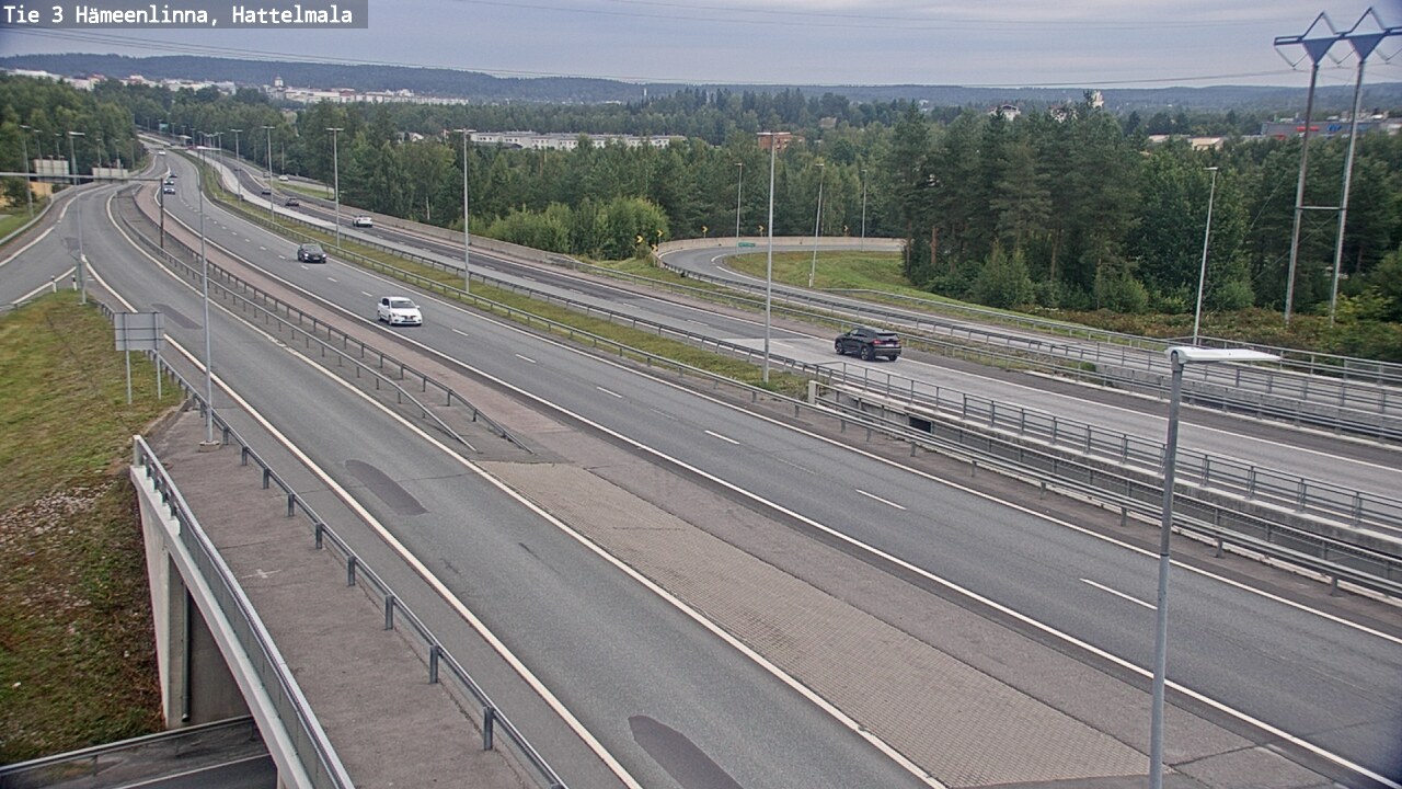 Weather Camera Image Road 3 Hämeenlinna, Hattelmala, Hämeenlinna, Kanta-Häme