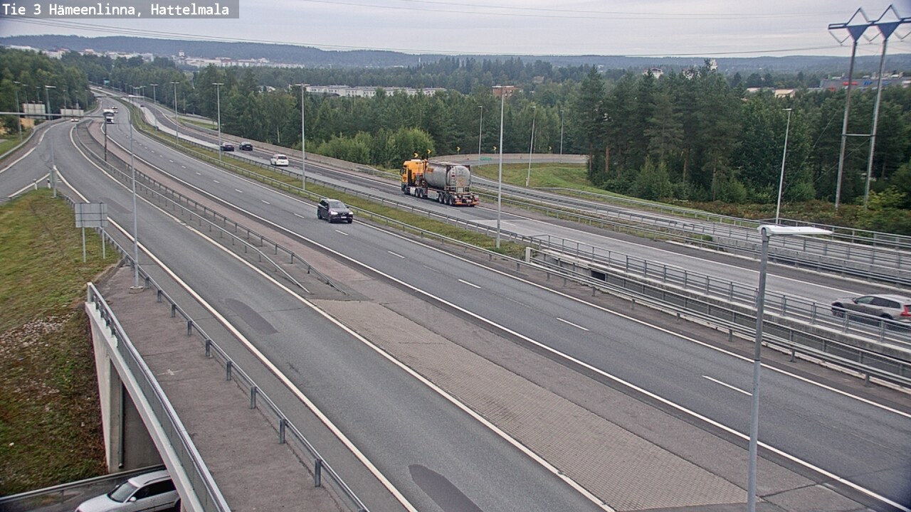 Weather Camera Image Road 3 Hämeenlinna, Hattelmala, Hämeenlinna, Kanta-Häme