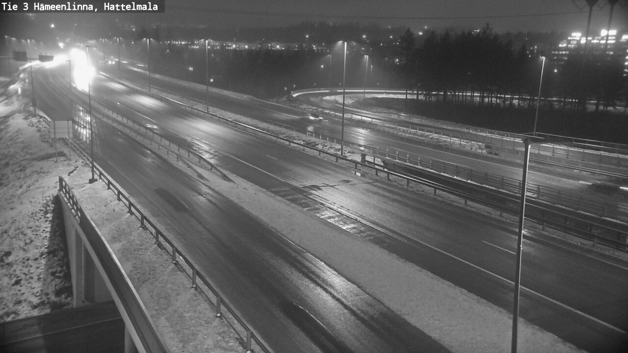 Weather Camera Image Väg 3 Tavastehus, Hattelmala, Hämeenlinna, Kanta-Häme