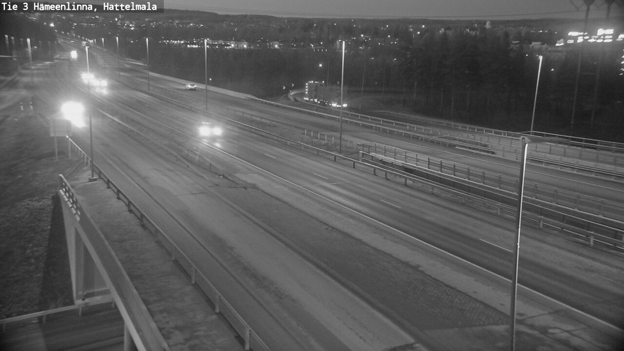 Weather Camera Image Road 3 Hämeenlinna, Hattelmala, Hämeenlinna, Kanta-Häme