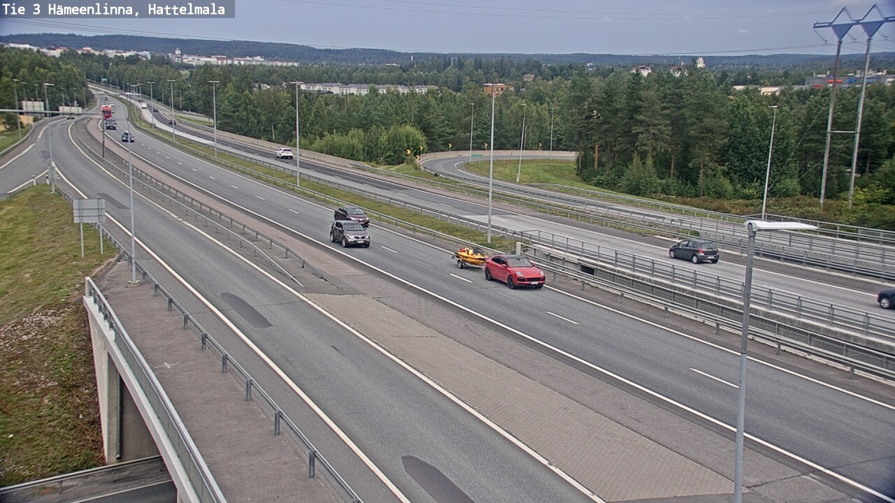 Weather Camera Image Road 3 Hämeenlinna, Hattelmala, Hämeenlinna, Kanta-Häme