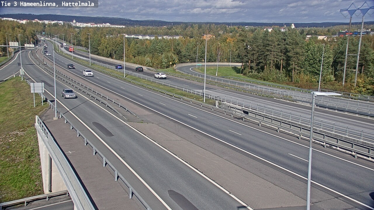 Weather Camera Image Väg 3 Tavastehus, Hattelmala, Hämeenlinna, Kanta-Häme