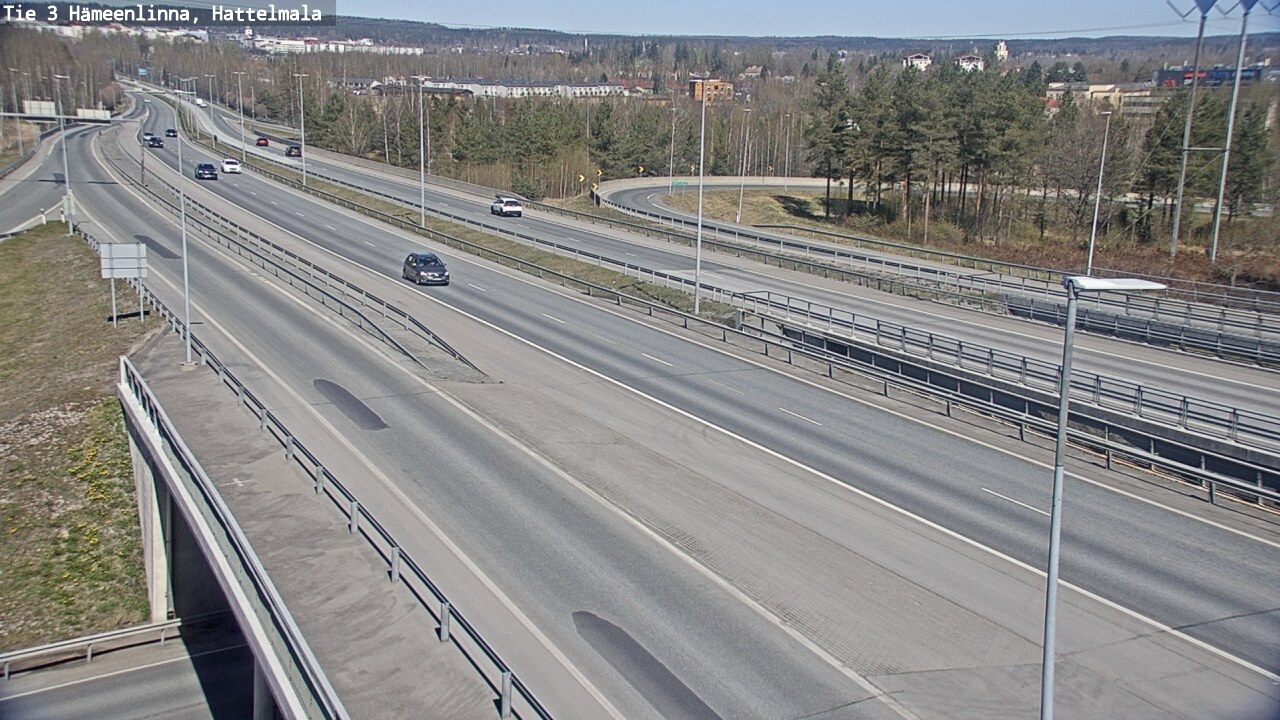Weather Camera Image Road 3 Hämeenlinna, Hattelmala, Hämeenlinna, Kanta-Häme