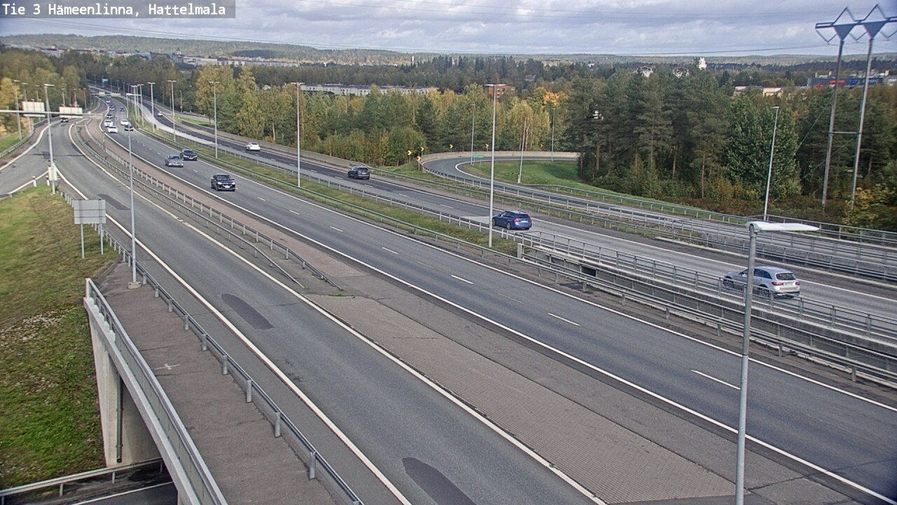 Weather Camera Image Väg 3 Tavastehus, Hattelmala, Hämeenlinna, Kanta-Häme