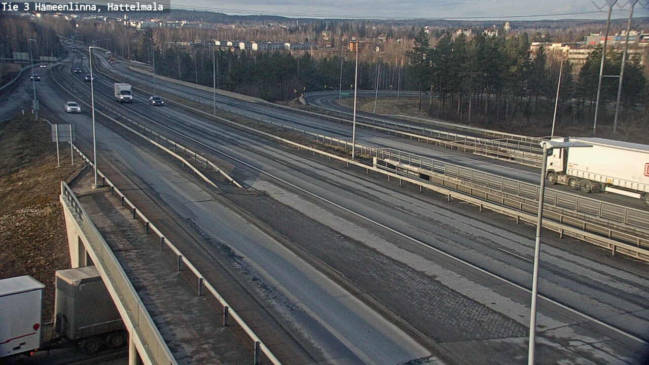 Weather Camera Image Väg 3 Tavastehus, Hattelmala, Hämeenlinna, Kanta-Häme