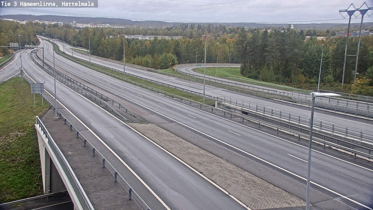 Weather Camera Image Väg 3 Tavastehus, Hattelmala, Hämeenlinna, Kanta-Häme