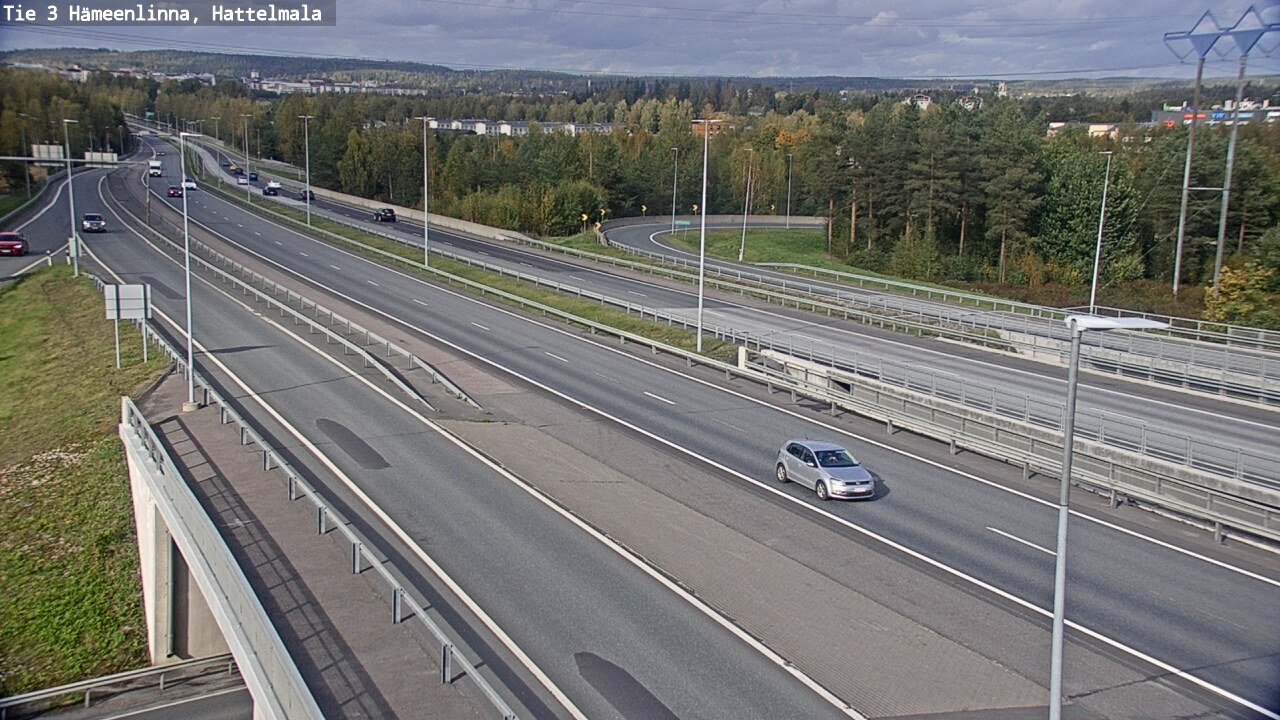 Weather Camera Image Road 3 Hämeenlinna, Hattelmala, Hämeenlinna, Kanta-Häme