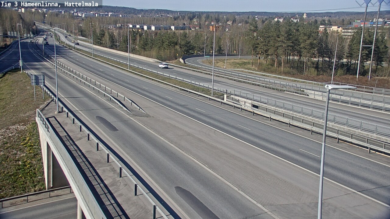 Weather Camera Image Road 3 Hämeenlinna, Hattelmala, Hämeenlinna, Kanta-Häme