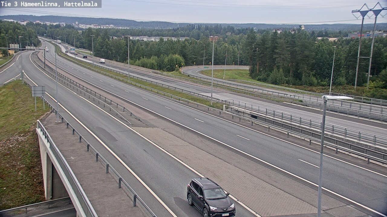 Weather Camera Image Road 3 Hämeenlinna, Hattelmala, Hämeenlinna, Kanta-Häme