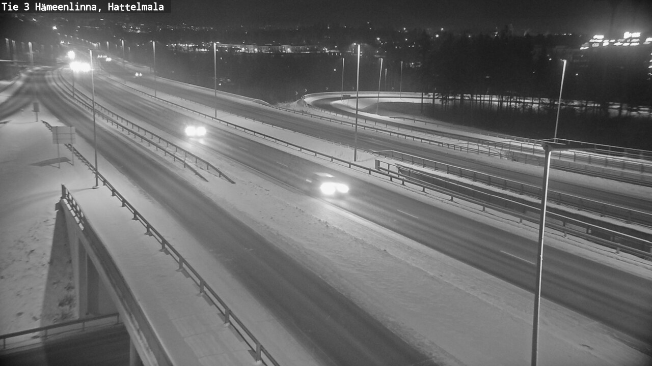 Weather Camera Image Road 3 Hämeenlinna, Hattelmala, Hämeenlinna, Kanta-Häme
