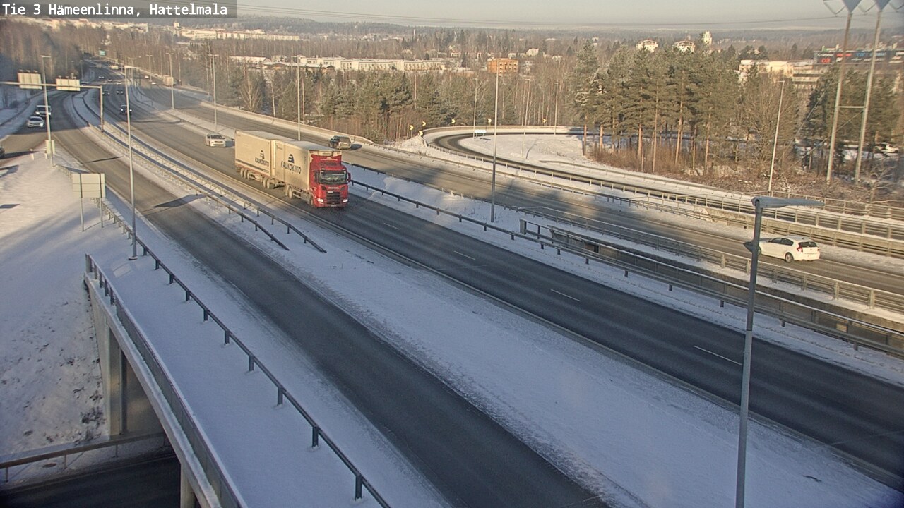 Weather Camera Image Road 3 Hämeenlinna, Hattelmala, Hämeenlinna, Kanta-Häme