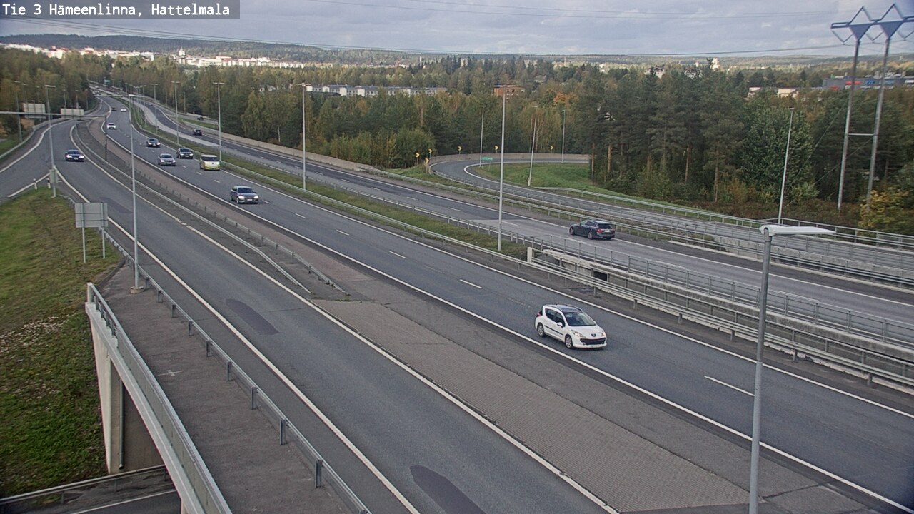 Weather Camera Image Road 3 Hämeenlinna, Hattelmala, Hämeenlinna, Kanta-Häme