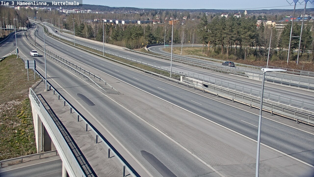 Weather Camera Image Road 3 Hämeenlinna, Hattelmala, Hämeenlinna, Kanta-Häme