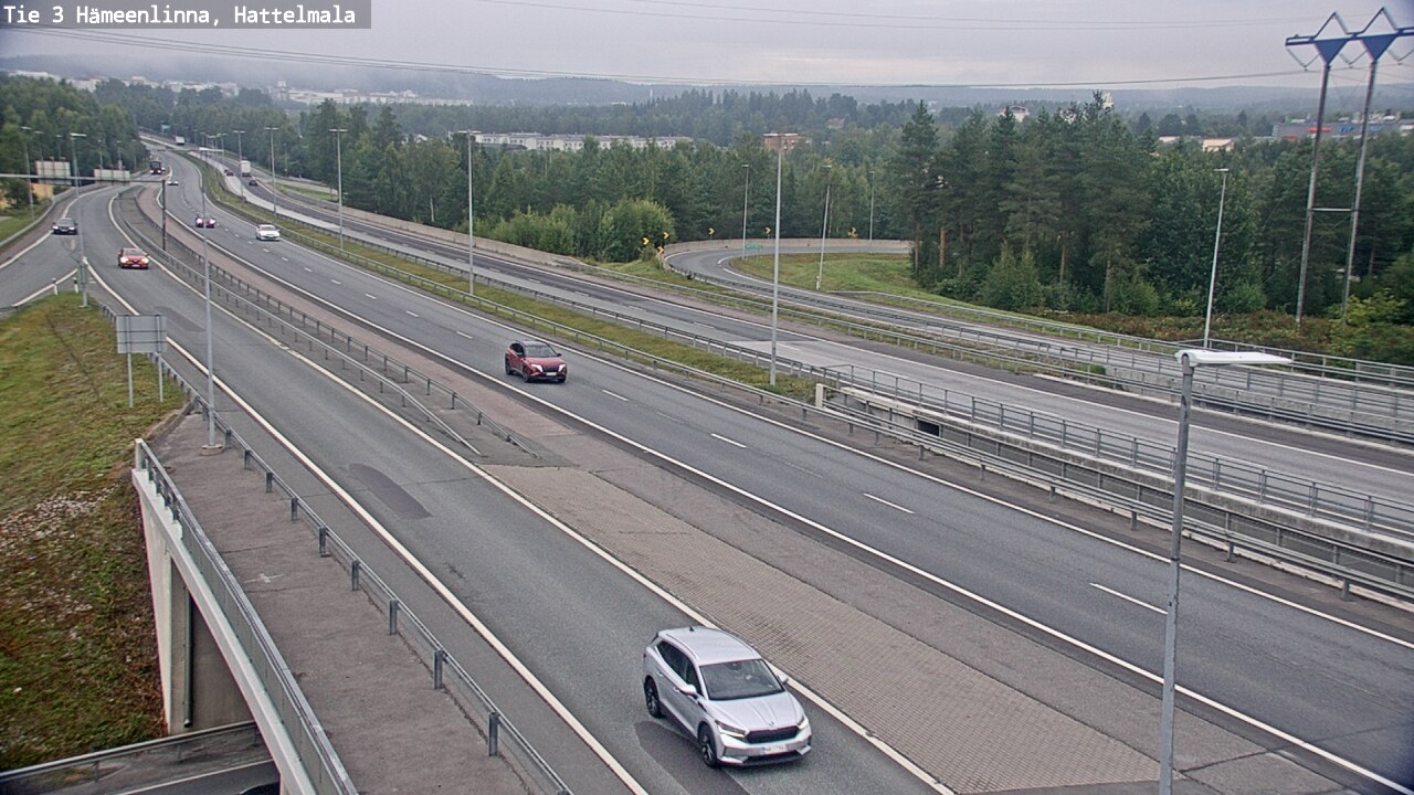 Weather Camera Image Road 3 Hämeenlinna, Hattelmala, Hämeenlinna, Kanta-Häme