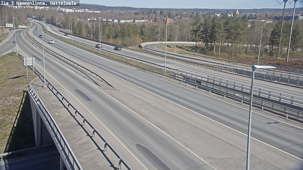 Weather Camera Image Road 3 Hämeenlinna, Hattelmala, Hämeenlinna, Kanta-Häme