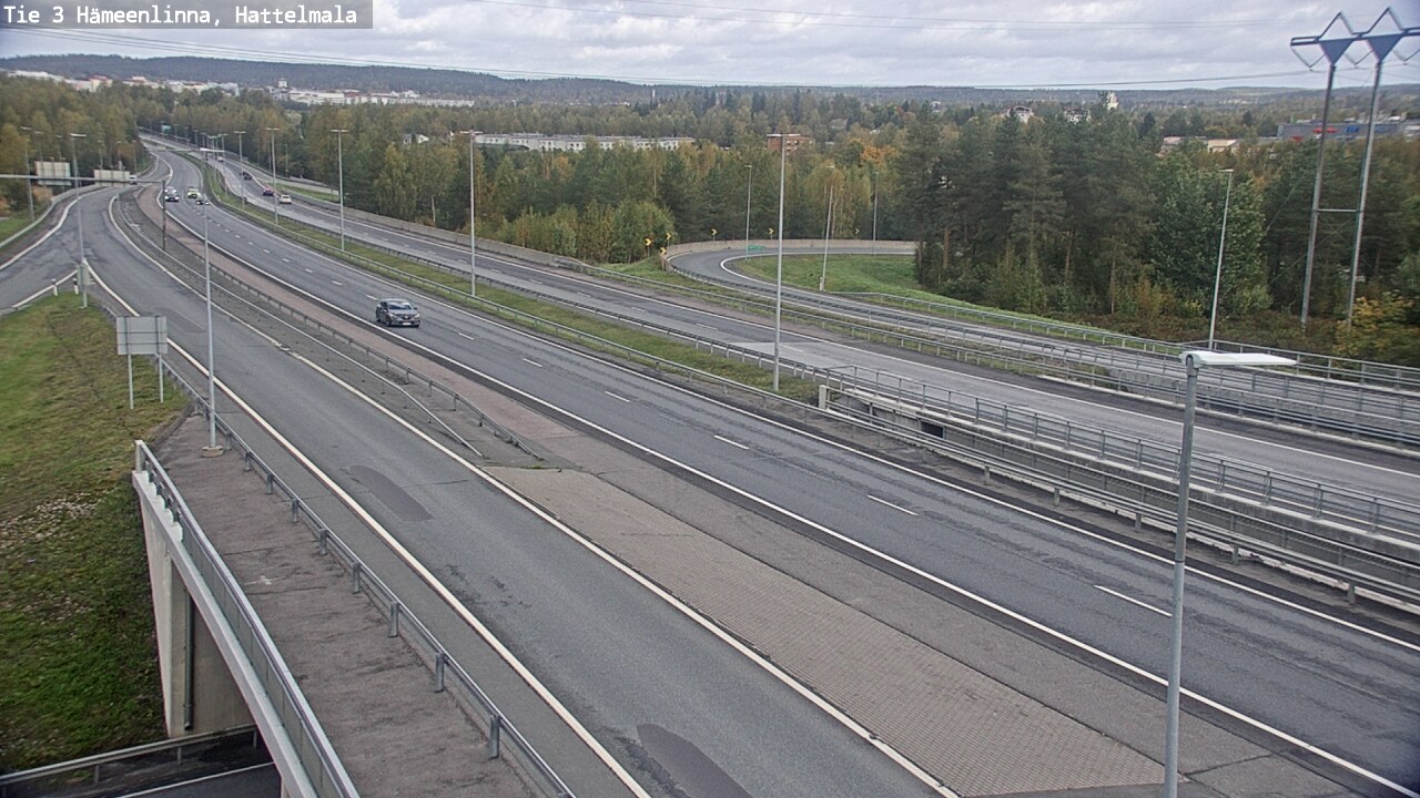 Weather Camera Image Väg 3 Tavastehus, Hattelmala, Hämeenlinna, Kanta-Häme