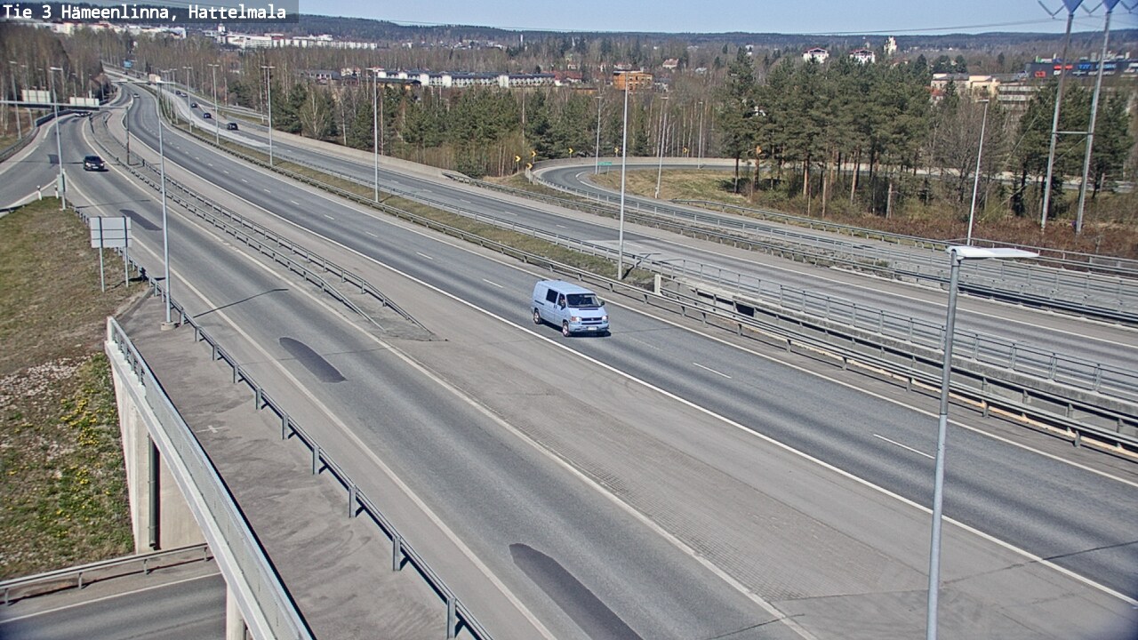 Weather Camera Image Road 3 Hämeenlinna, Hattelmala, Hämeenlinna, Kanta-Häme