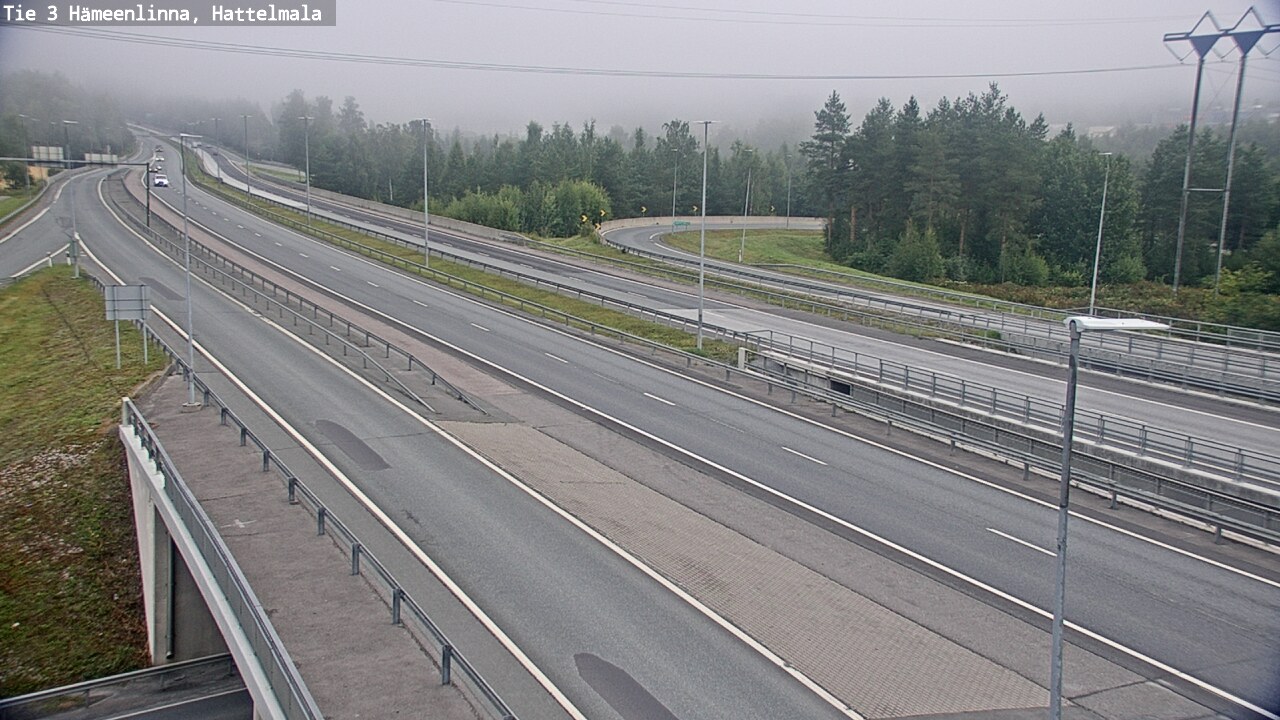 Weather Camera Image Road 3 Hämeenlinna, Hattelmala, Hämeenlinna, Kanta-Häme