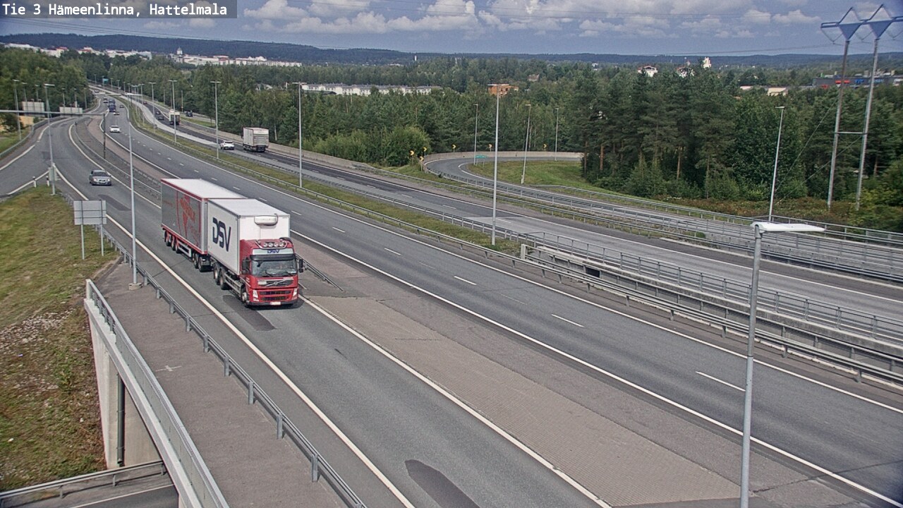 Weather Camera Image Road 3 Hämeenlinna, Hattelmala, Hämeenlinna, Kanta-Häme