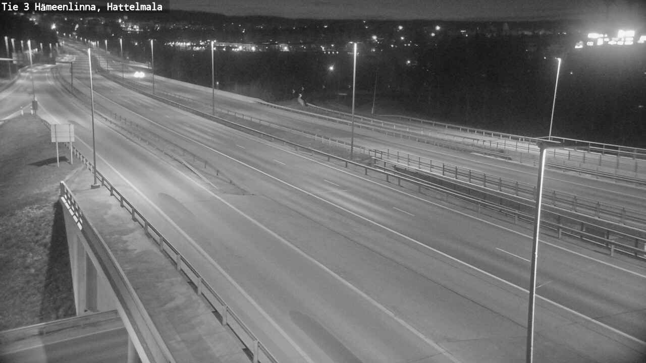 Weather Camera Image Road 3 Hämeenlinna, Hattelmala, Hämeenlinna, Kanta-Häme