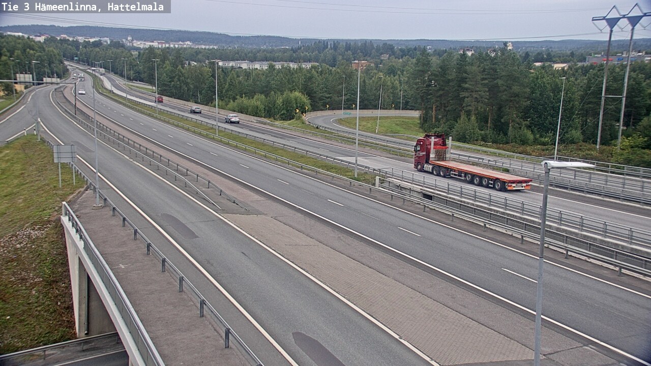 Weather Camera Image Road 3 Hämeenlinna, Hattelmala, Hämeenlinna, Kanta-Häme