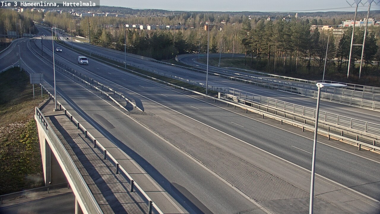 Weather Camera Image Road 3 Hämeenlinna, Hattelmala, Hämeenlinna, Kanta-Häme