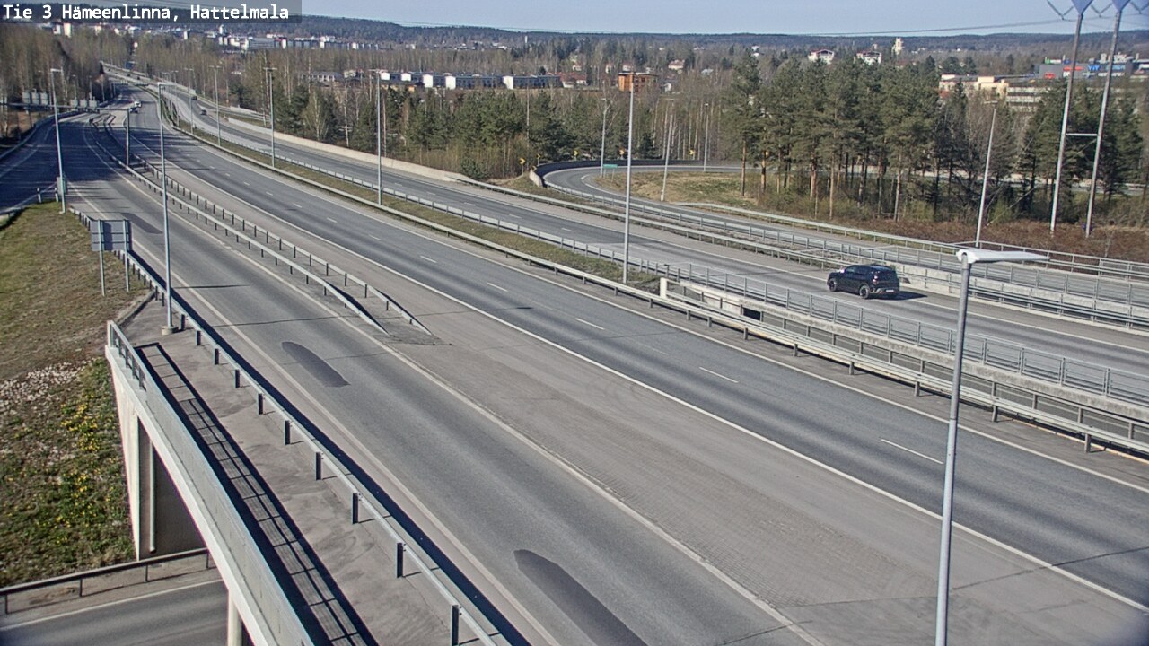 Weather Camera Image Road 3 Hämeenlinna, Hattelmala, Hämeenlinna, Kanta-Häme