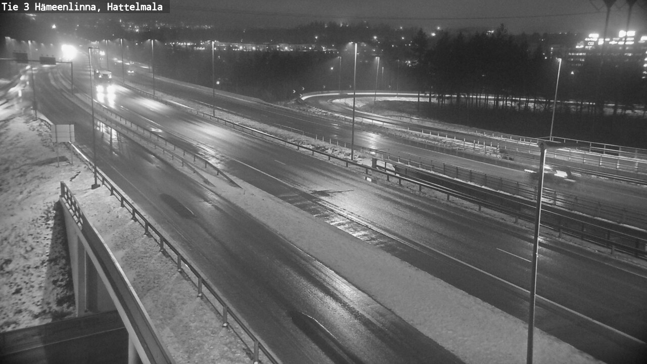 Weather Camera Image Väg 3 Tavastehus, Hattelmala, Hämeenlinna, Kanta-Häme