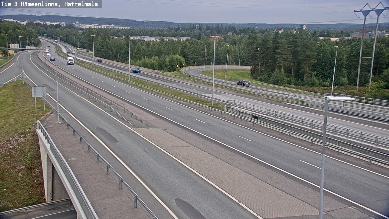 Weather Camera Image Road 3 Hämeenlinna, Hattelmala, Hämeenlinna, Kanta-Häme
