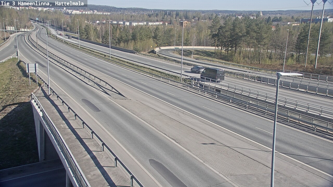 Kelikamerat Kuva Tie 3 Hämeenlinna, Hattelmala, Hämeenlinna, Kanta-Häme