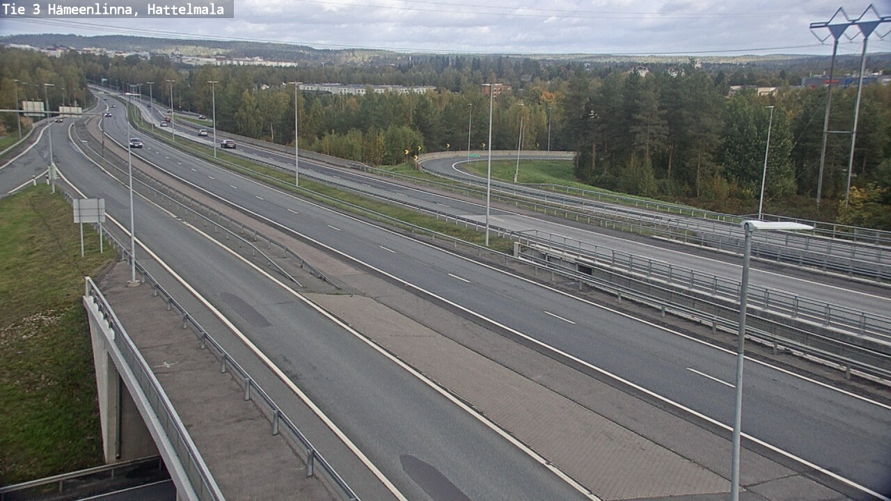 Weather Camera Image Väg 3 Tavastehus, Hattelmala, Hämeenlinna, Kanta-Häme