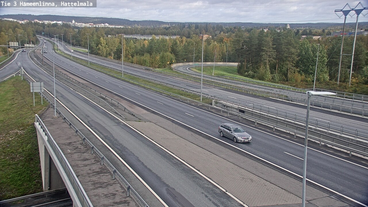 Weather Camera Image Väg 3 Tavastehus, Hattelmala, Hämeenlinna, Kanta-Häme