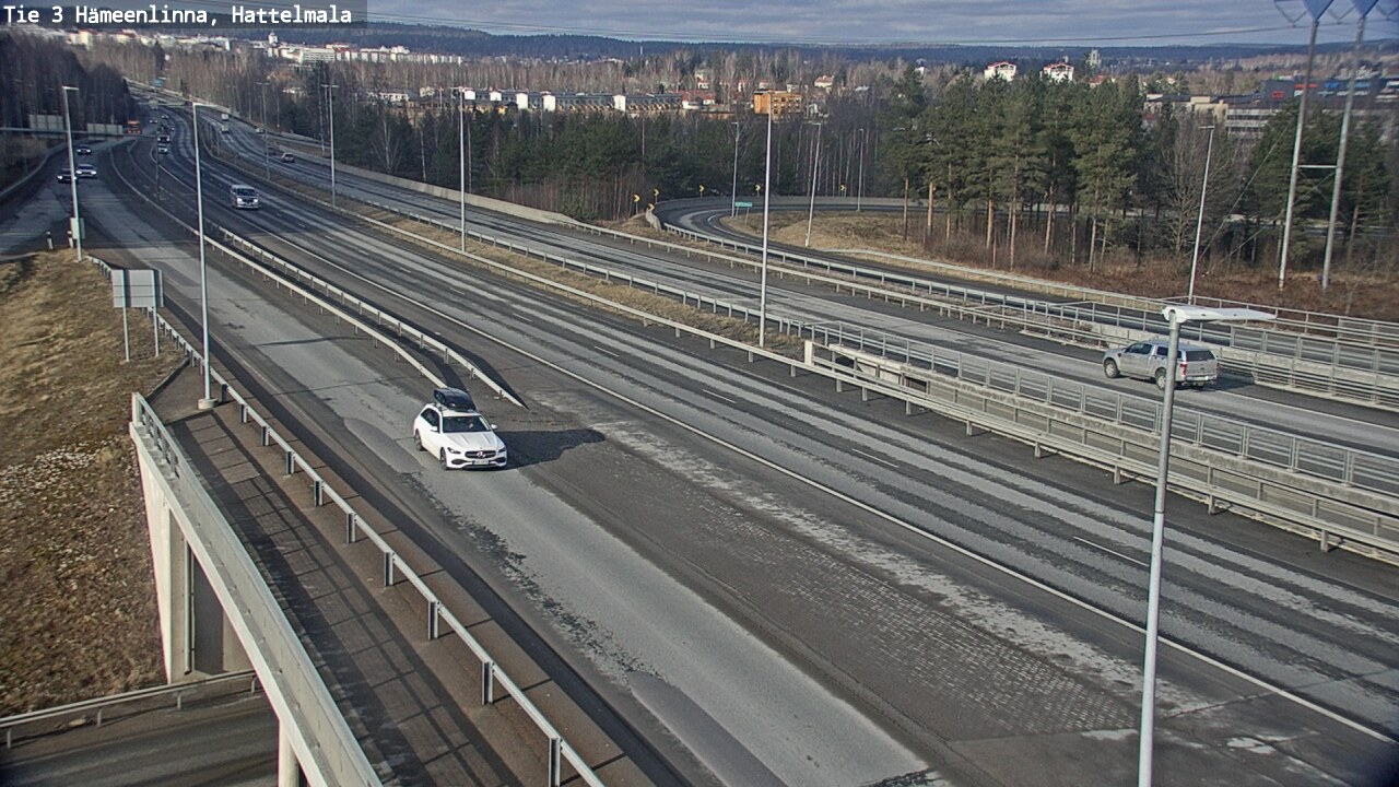 Weather Camera Image Väg 3 Tavastehus, Hattelmala, Hämeenlinna, Kanta-Häme