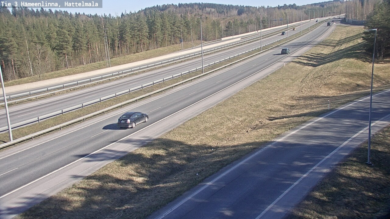 Weather Camera Image Road 3 Hämeenlinna, Hattelmala, Hämeenlinna, Kanta-Häme