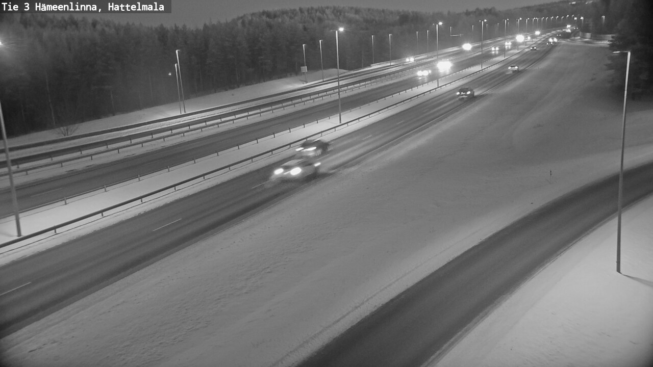 Weather Camera Image Väg 3 Tavastehus, Hattelmala, Hämeenlinna, Kanta-Häme