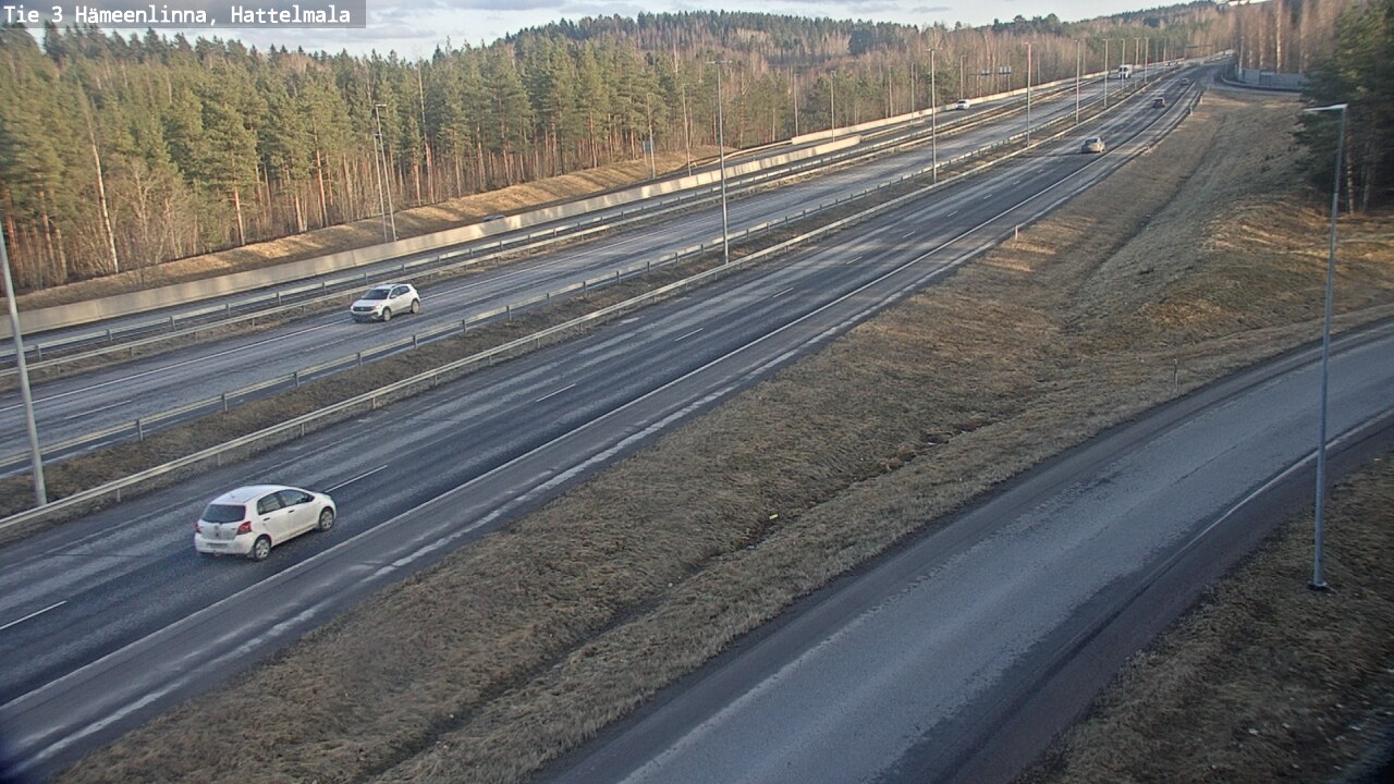 Weather Camera Image Road 3 Hämeenlinna, Hattelmala, Hämeenlinna, Kanta-Häme