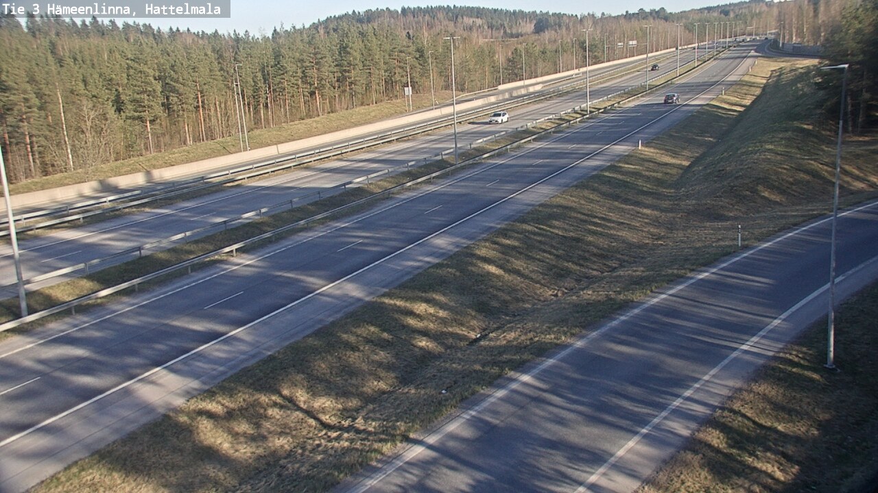 Weather Camera Image Road 3 Hämeenlinna, Hattelmala, Hämeenlinna, Kanta-Häme