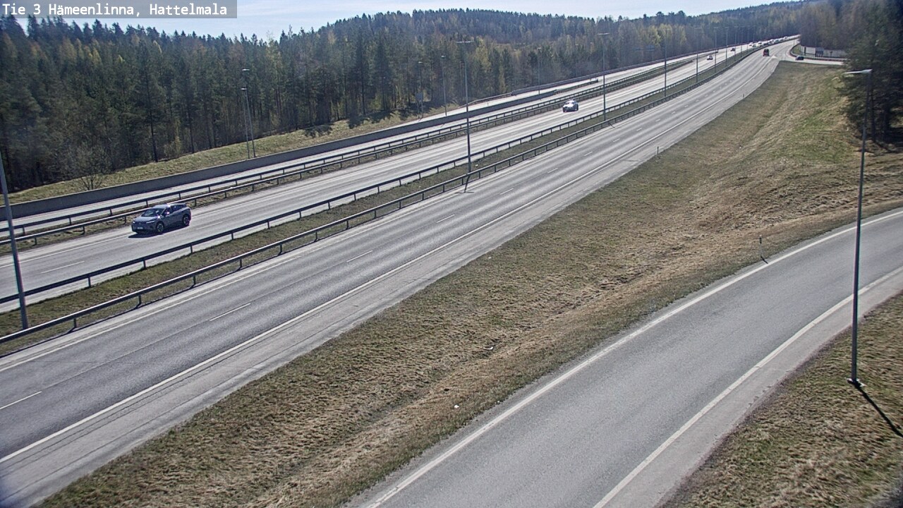 Weather Camera Image Road 3 Hämeenlinna, Hattelmala, Hämeenlinna, Kanta-Häme